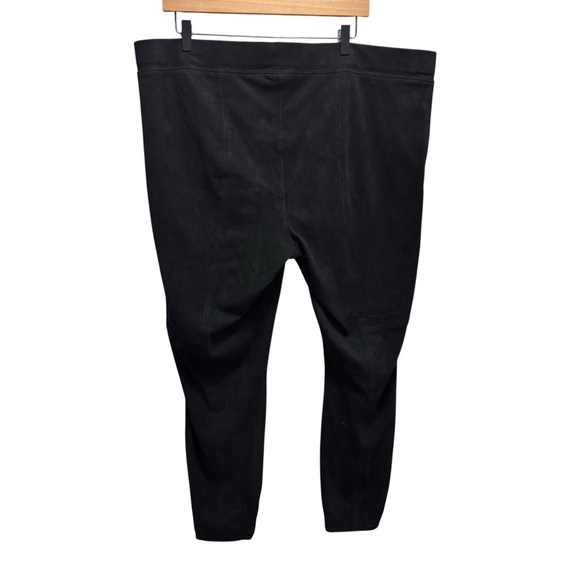 Addition Elle Love & Legend Black Faux Suede Leggings Size 22 - Picture 2 of 12